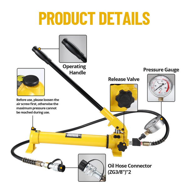 GARVEE Hydraulic Pressure Test Pump